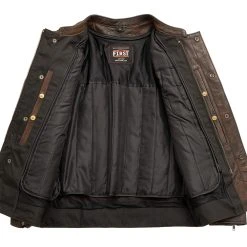 First Manufacturing Raider Jacket -taylormade shop first manufacturing raider jacket brown 3