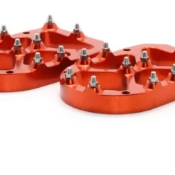 Flo Motorsports Pro Series Foot Peg Risers -taylormade shop flo motorsports pro series foot peg riser13 mm orange
