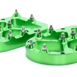 Flo Motorsports Pro Series Foot Peg Risers -taylormade shop flo motorsports pro series foot peg riser green green