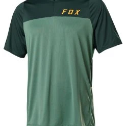 Fox Racing Flexair Zip Short Sleeve MTB Jersey (SM)