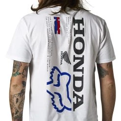 Fox Racing Honda Premium T-Shirt -taylormade shop fox racing honda premium t shirt white 1
