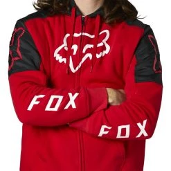 Fox Racing Paydirt Sasquatch Zip Hoody -taylormade shop fox racing paydirt sasquatch zip hoody red black