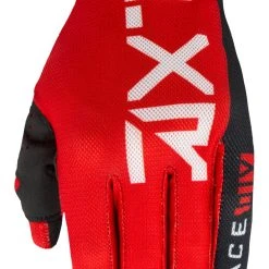 FXR Slip On Air MX Gloves -taylormade shop fxr slip on air mx glove red black white 2