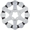 Galfer Braking Systems Galfer 11.8" Skull Front Brake Rotor For Harley 2006-2022 -taylormade shop galfer skull118 floating front brake rotor for harley20082015 scaled