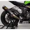GRAVES MOTORSPORTS Graves Works 2 Slip-On Exhaust Kawasaki ZX6R / ZX636 2019-2023 -taylormade shop graves motorsports kawasaki works2 zx6 r cat back exhaust