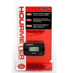 Hardline Resettable Hour Meter / Tachometer