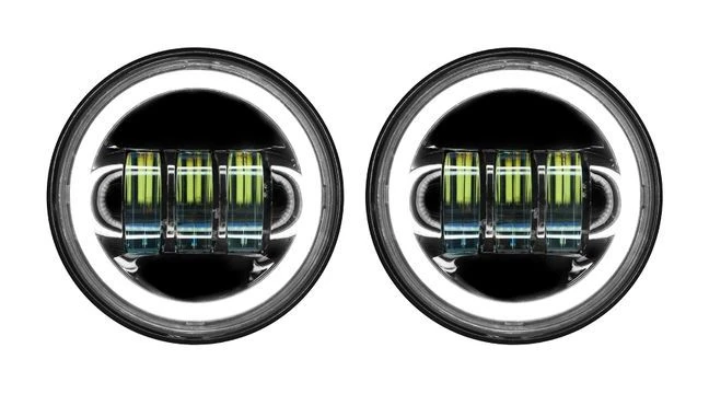 HogWorkz LED 4 1/2" Halomaker Passing Lamps For Harley 3 HogWorkz LED 4 1/2" Halomaker Passing Lamps For Harley