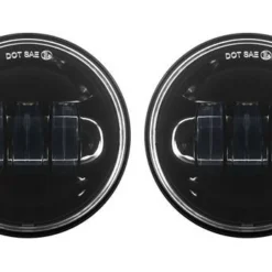 HogWorkz LED 4 1/2" Passing Lamps For Harley