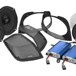 Hogtunes Cut-In 6" X 9" Speaker, Amp, & Lid Kit For Harley Touring 2014-2023