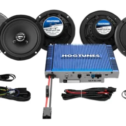 Hogtunes Quadcast 300 Watt Speaker And Amp Kit For Harley Touring 2014-2023