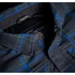 Icon Upstate Flannel Riding Shirt -taylormade shop icon flannel upstateride blue 2