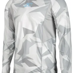 Klim Aggressor Cool -1.0 LS Shirt -taylormade shop klim aggressor cool10 ls shirt light grey camo scaled