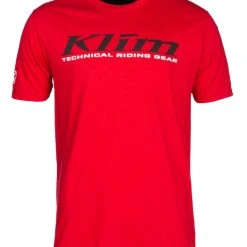 Klim K Corp T-Shirt -taylormade shop klim k corp t shirt red black 1