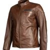 Klim Sixxer Leather Jacket -taylormade shop klim sixxer leather jacket brown