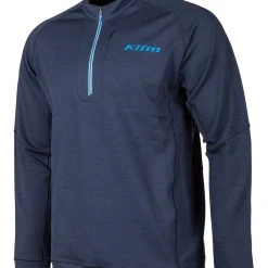 Klim Teton Merino Wool 1/4 Zip Shirt -taylormade shop klim teton merino wool14 zip shirt blue