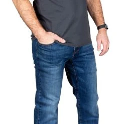 Klim Unlimited Straight Stretch Jeans -taylormade shop klim unlimited straight stretch jeans cobalt 3