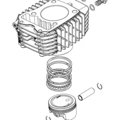 Koso 170cc Big Bore Kit Honda Grom 2014-2020 -taylormade shop koso big bore cyl kit honda grom20142015 2