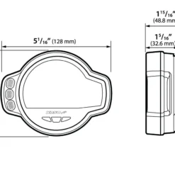 Koso MS-01 Multi-Functional Gauge Honda Grom 2014-2020 -taylormade shop koso ms01 multi functional gauge honda grom20142020 3