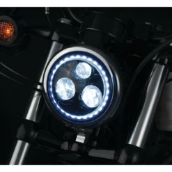 Kuryakyn Orbit Vision 5 3/4" LED Halo Headlight For Harley 1984-2018 -taylormade shop kuryakyn orbit vision534 led halo headlight for harley19842018 1