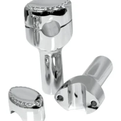 LA Choppers Drilled Handlebar Risers For Harley With 1" Bars -taylormade shop la choppers drilled handlebar risers for harley with1 bars 4