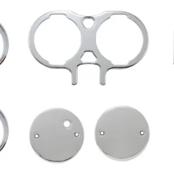 LA Choppers Dual Gauge Mount For Harley Dyna / Sportster 1999-2022 -taylormade shop la choppers dual gauge mount for harley dyna sportster19992022 chrome