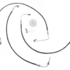LA Choppers Front Brake Line Kit For Harley Softail 2018-2023 -taylormade shop la choppers front brake line kit for harley softail20182021