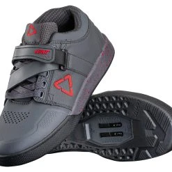 Leatt MTB 4.0 Clip Shoes -taylormade shop leatt40 clip mtb shoes titanium