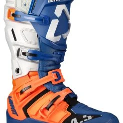 Leatt Moto 4.5 Enduro Boots -taylormade shop leatt moto45 enduro boots orange blue white