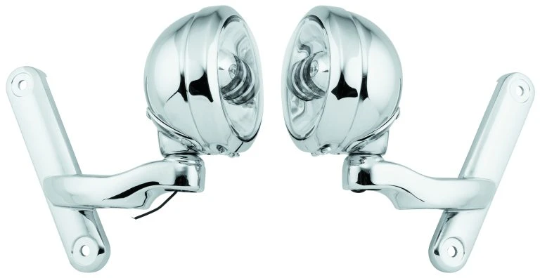 Letric Lighting Co. 4.5" LED Fog/Passing Lights W/ Bucket And Bracket For Harley 1997-2023 - Image 2