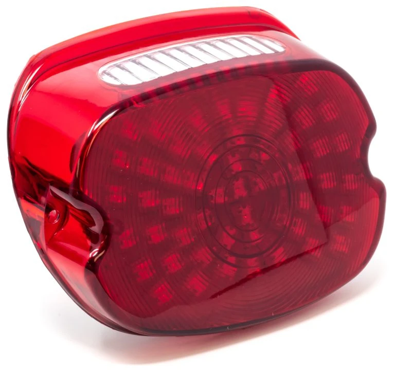 Letric Lighting Co. Slantback Low-Profile LED Taillight W/ Integrated T/S For Harley 1999-2023