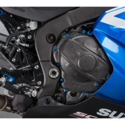 LighTech Carbon Fiber Frame Protector Suzuki GSXR1000 / R 2017-2023 -taylormade shop ligh tech carbon fiber frame protector suzuki gsxr1000 r2017 4