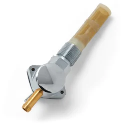 Milwaukee Twins Chrome Straight Petcock With External Threads For Harley 1958-1974 -taylormade shop milwaukee twins chrome straight petcock with external threads 1