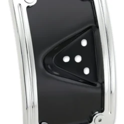 Milwaukee Twins Curved License Plate Mount For Harley 1977-2017 -taylormade shop milwaukee twins curved license plate mount for harley19772017 2