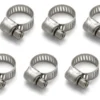 Milwaukee Twins Stainless Steel Mini Clamps -taylormade shop milwaukee twins mini clamp10 pack