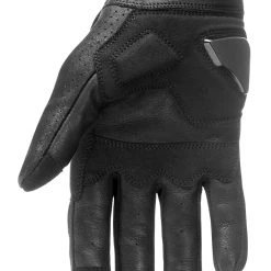 Pando Moto Onyx Leather Gloves -taylormade shop pando moto onyx black01 leather gloves 3