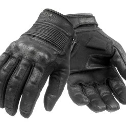 Pando Moto Onyx Leather Gloves -taylormade shop pando moto onyx black01 leather gloves 6