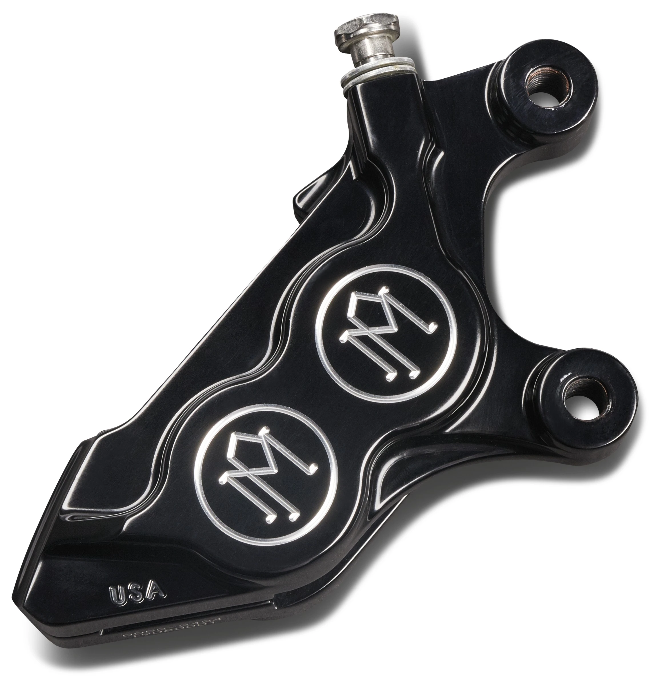 Performance Machine 4 Piston Front Caliper For Harley 2008-2023 - Image 2