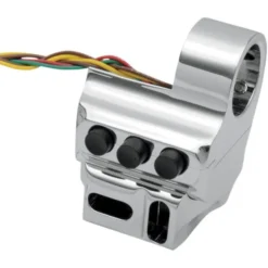 Performance Machine Contour 1" Switch Housing For Harley Touring -taylormade shop performance machine contour1 switch housings for harley 13
