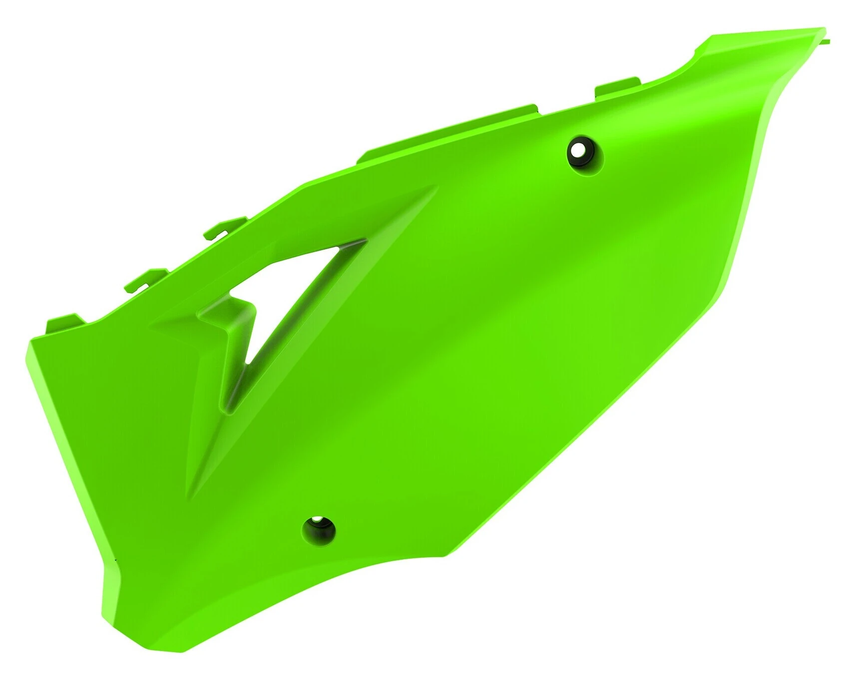 Polisport Restyle Kit Side Panels Kawasaki KX125 / KX250 2003-2007 Lime Green [Open Box]