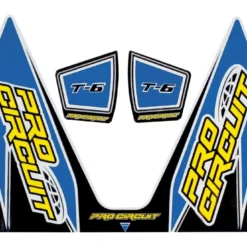 Pro Circuit Replacement Muffler Stickers -taylormade shop pro circuit decal t6 light blue 1