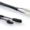 Puig Front / Rear Turn Signal Connectors Aprilia RS 660 / Tuono 660 / Factory 2021-2023 -taylormade shop puig connector leads aprlia rs6602122 tuono6602122 black
