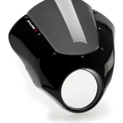 Puig Dark Night Semi-Fairing Harley Davidson Street 750 2017-2020 -taylormade shop puig dark night semi fairing harley davidson street75020172020 4