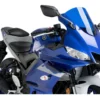 Puig Downforce Spoilers Yamaha R3 2019-2022 Blue [Open Box] -taylormade shop puig downforce spoilers yamaha r320192021 blue open box blue