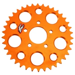 Renthal Ultralight Rear Aluminum Sprocket KTM 50 SX 2009-2013 46T / Silver [Previously Installed]