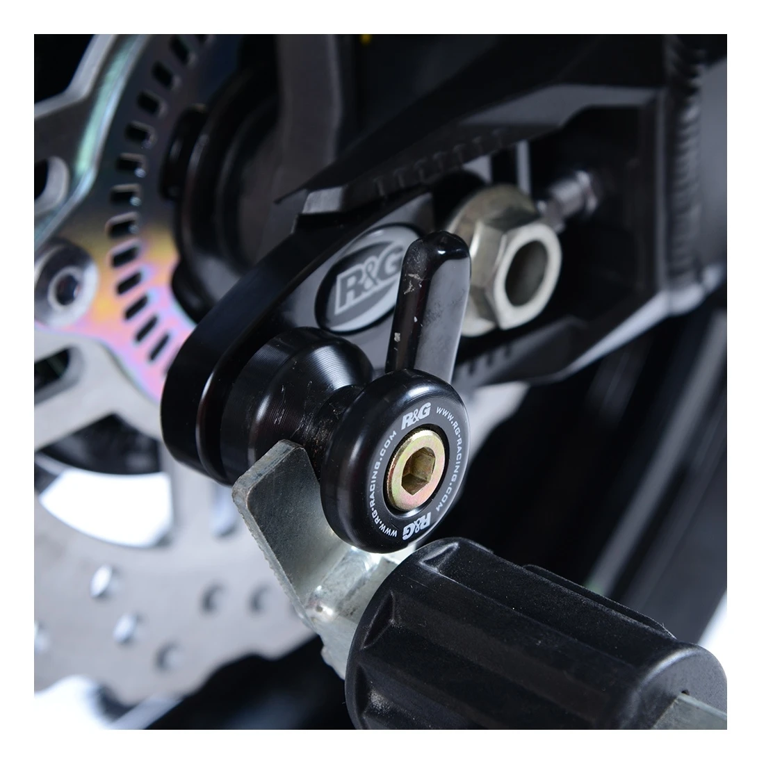 R&G Racing Offset Rear Spool Sliders Kawasaki Z900 2017-2022 Black [Open Box]