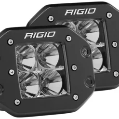 Rigid D-Series Pro LED Flush Mount Lights - Dual Pack -taylormade shop rigid d series pro flood standard mount light pair 7 scaled