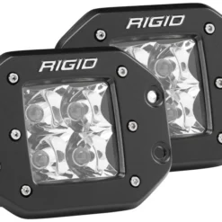 Rigid D-Series Pro LED Flush Mount Lights - Dual Pack -taylormade shop rigid d series pro flood standard mount light pair 8 scaled