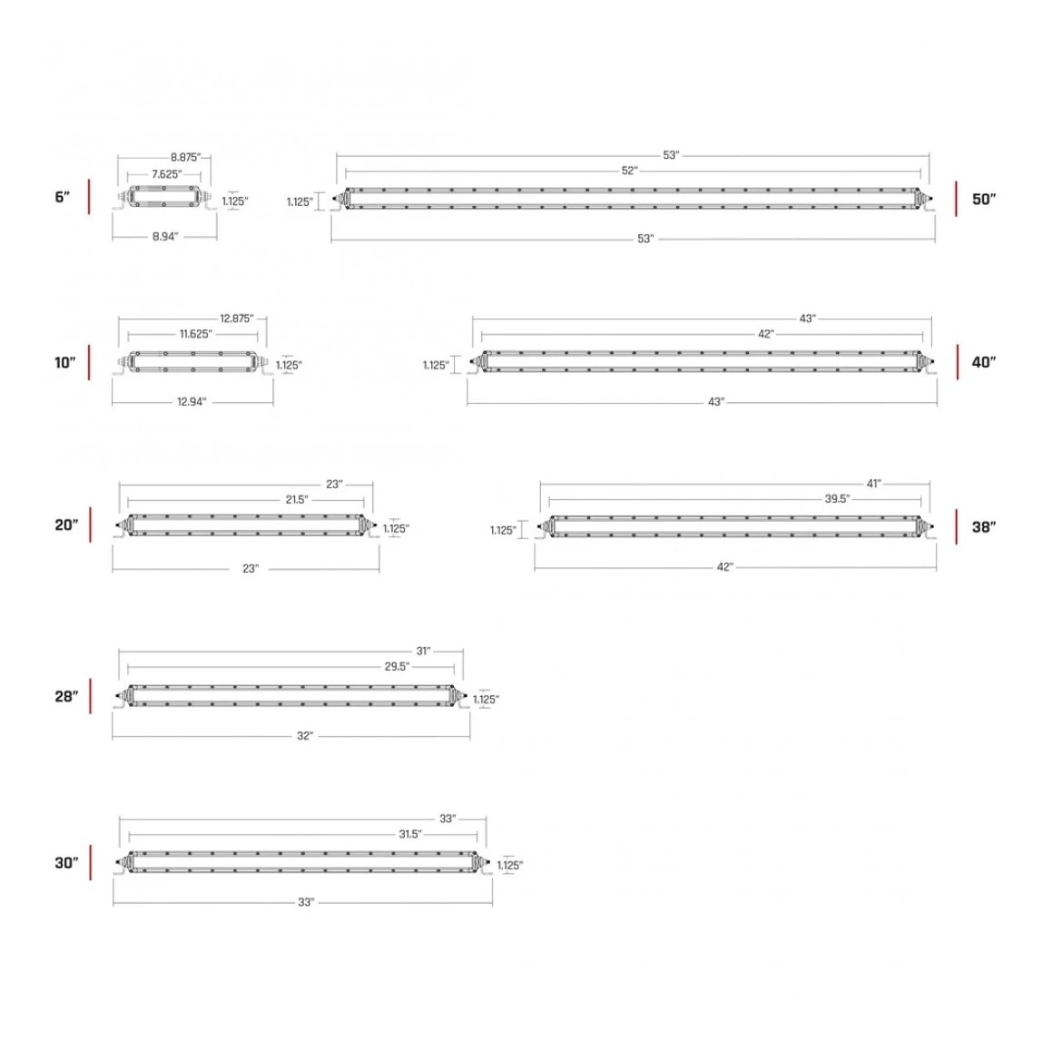 Rigid SR-Series Hyperspot LED Light Bar 6 Rigid SR-Series Hyperspot LED Light Bar - Image 4