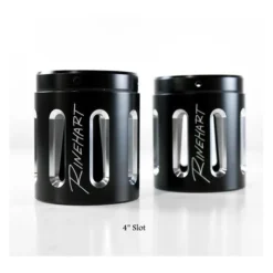 Rinehart Exhaust 3 1/2" Moto End Caps -taylormade shop rinehart exhaust312 moto muffler end cap slot 2