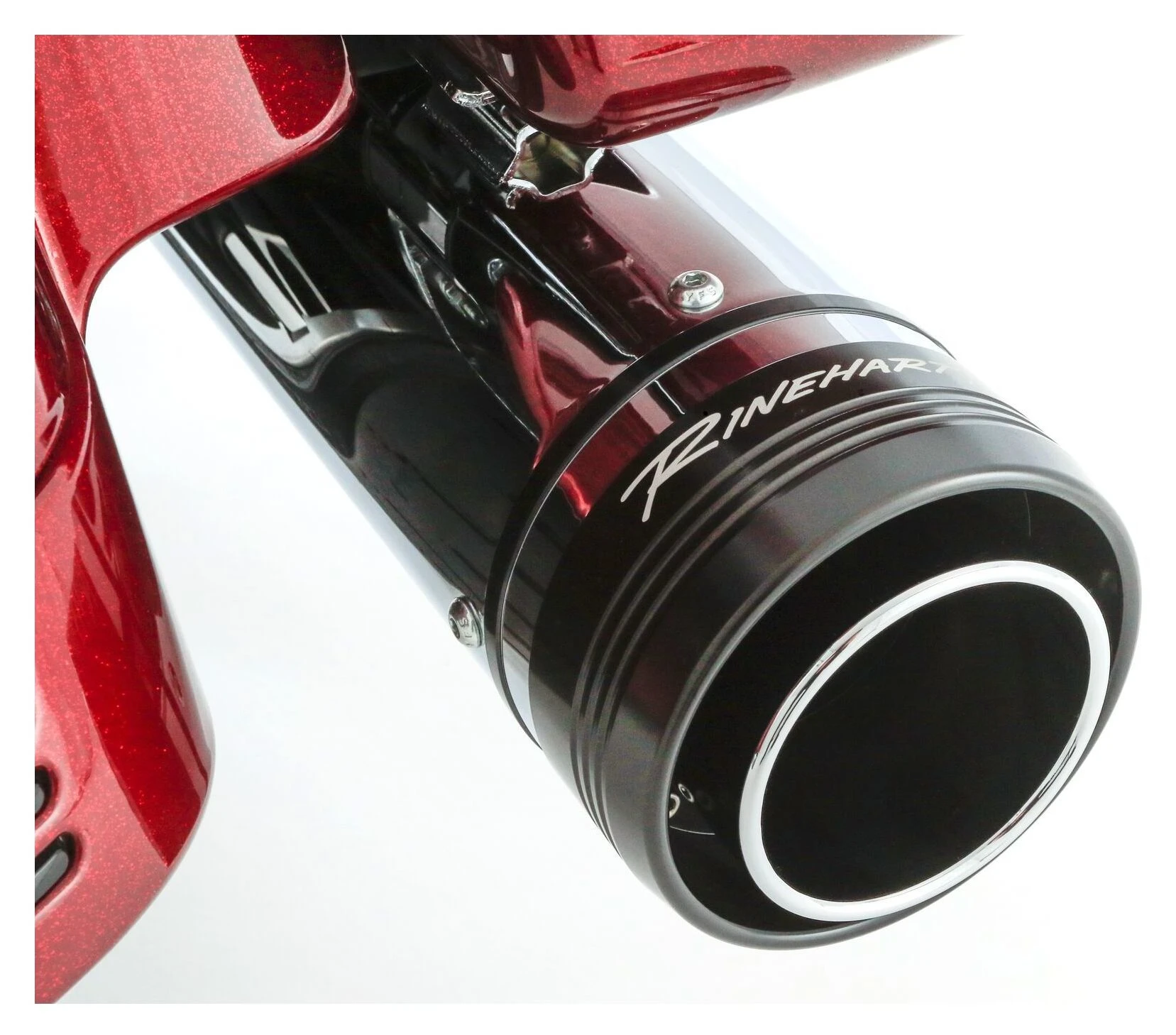 Rinehart Exhaust 4 1/2" MotoPro 45 Muffler End Cap 3 Rinehart Exhaust 4 1/2" MotoPro 45 Muffler End Cap